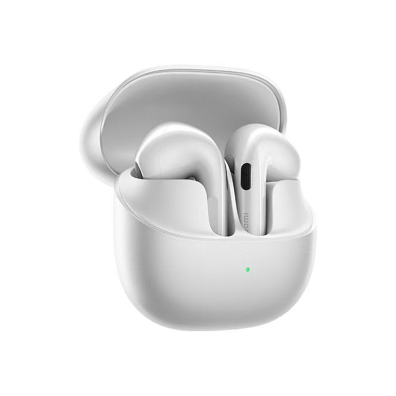小米XiaomiBuds6珍珠白蓝牙耳机半入耳式独立录音无损音质高清大图
