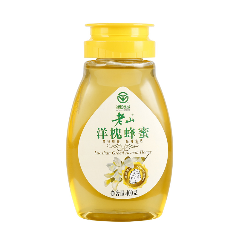 A级绿色食品老山槐花蜂蜜400克/瓶