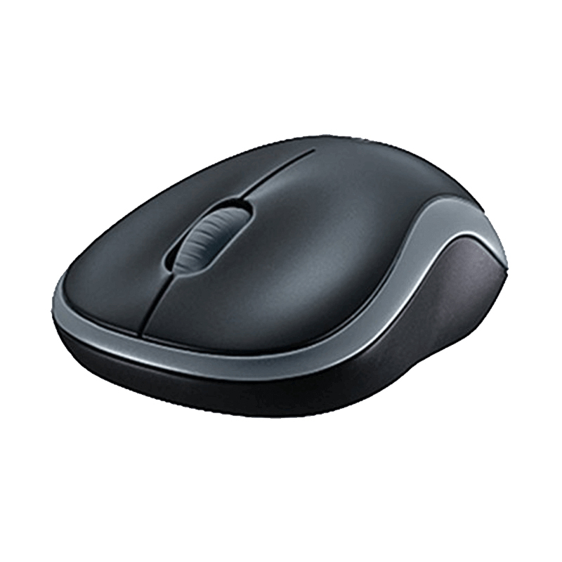 罗技(Logitech)M186无线鼠标 灰色×10个装-B2B