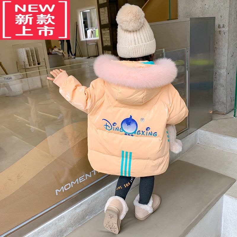 可莉允女童棉衣2022新款洋气儿童冬装羽绒棉服小童宝宝冬季棉袄外套加厚图片