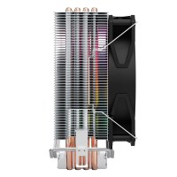 Tt 水星 S400四铜管cpu散热器台式机箱12cm风冷电脑多平台 炫彩cpu散热风扇 散热器笔记本