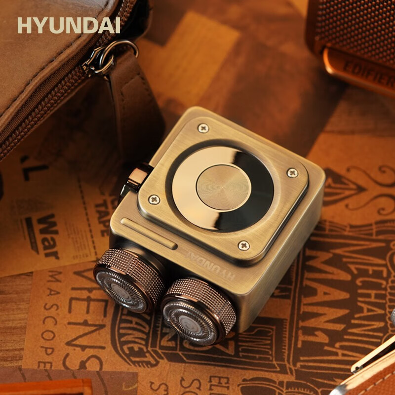 HYUNDAI 全金属剃须刀YS661 圣甲金高清大图