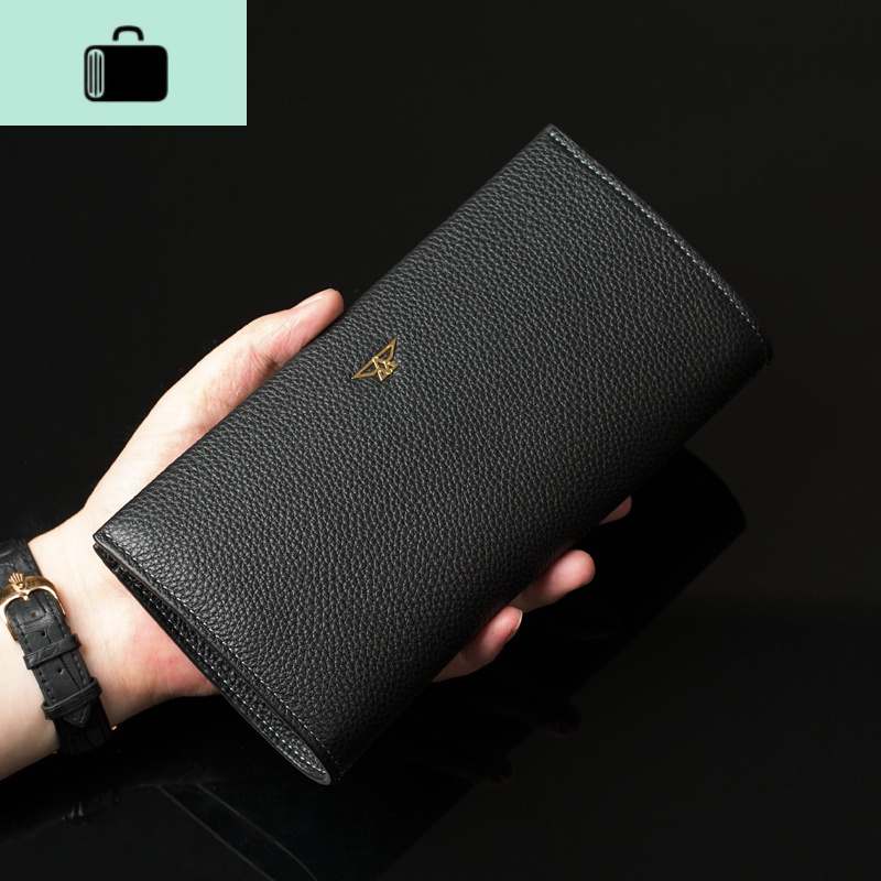皮小手包男士手拿包小号软皮男式钱包男长款简约皮夹手机包男包new