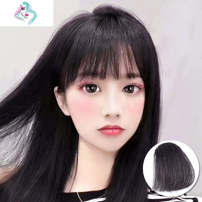 漫画刘海假发女网红真发无痕空气刘海假发片齐刘海自然隐形假刘海 你