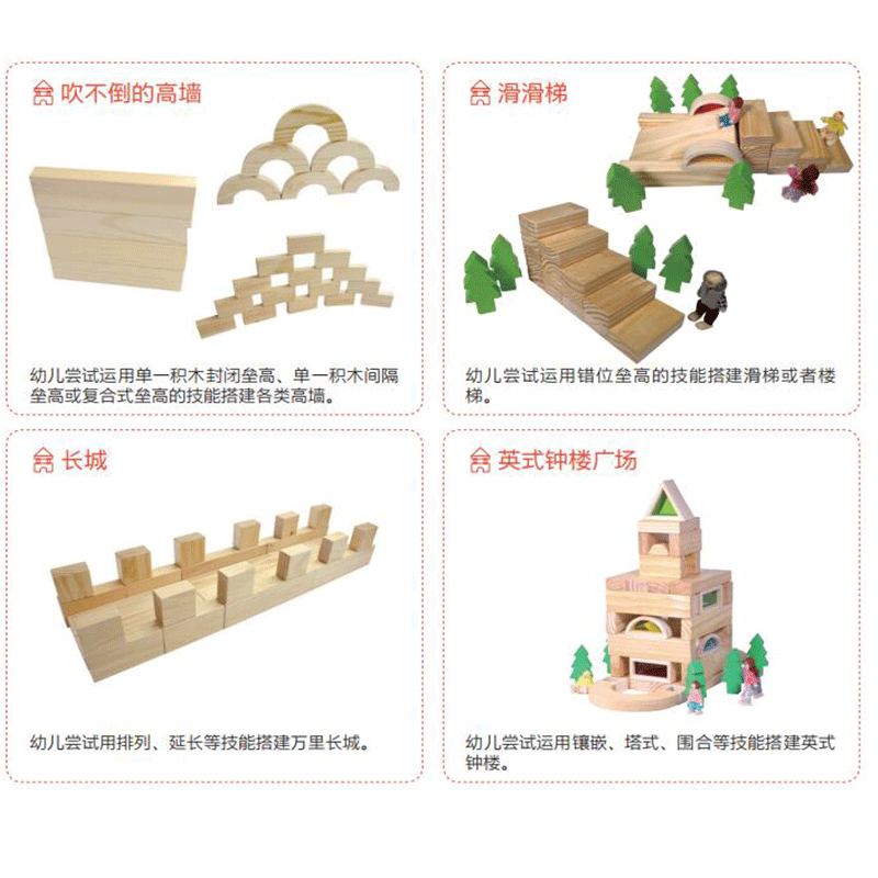 朗云朗朗章鱼建构区 小班 幼儿园区角活动材料 积木高清大图