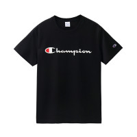 2020春夏新款正品Champion 冠军写LOGO短袖情侣款T恤男女同款打底衫五分袖上衣潮牌