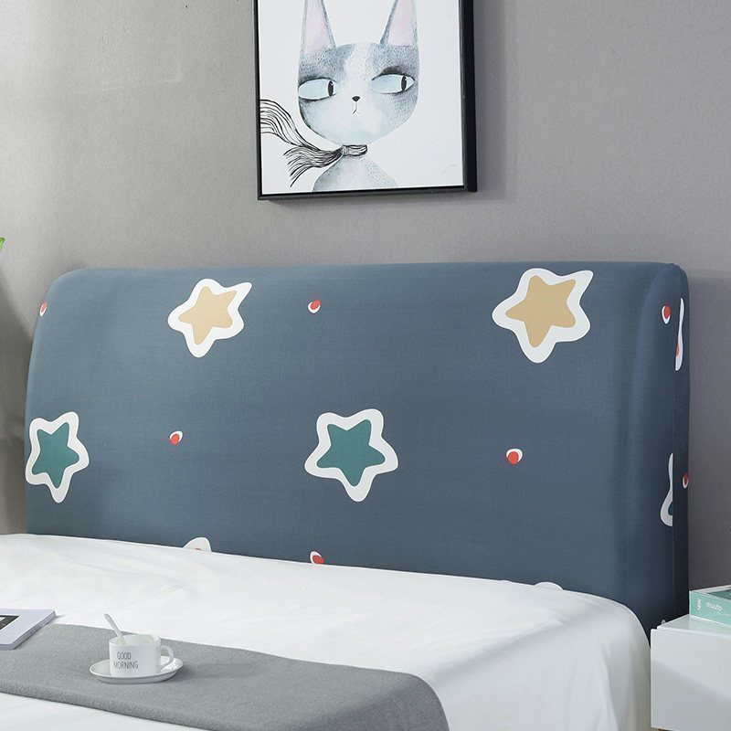 床头罩套床头套软包防尘罩靠背罩子保护套1.8米弹力布1.5床北欧风 翡翠星 2.2米(适合2.1-2.4米床头使用)高清大图
