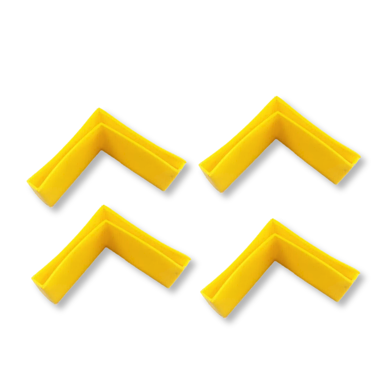 川耘腾CYT-PJ02 空调支架防撞保护胶套 50*27*5mm 黄色(计价单位:个)高清大图