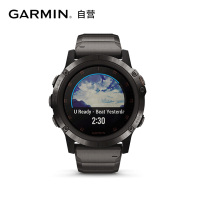 佳明fenix5xPlus户外GPS跑步健身血氧NFC心率登山地图功能手表防水100m(钛合金ADLC镀膜蓝宝石)