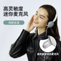 飞利浦SHM7110U头戴式耳机有线带麦电脑台式手机笔记本男女生运动跑步音乐电竞游戏可爱英语听力学习耳麦