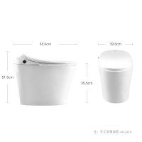 惠达（HUIDA）智能马桶即热家用坐便器遥控全自动冲水一体机无水箱大翻盖马桶ET31Q