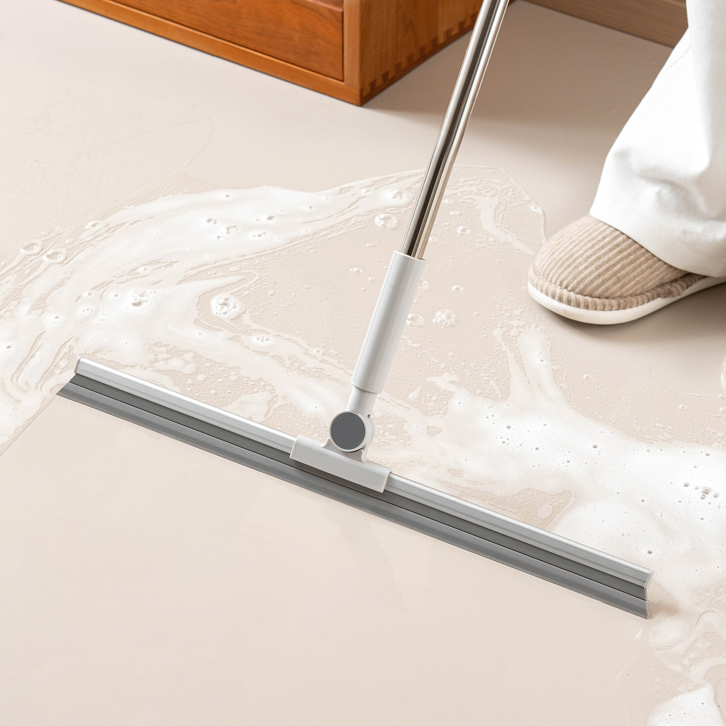 麒诚 魔术扫把家用浴室地板扫水刮水器 [伸缩款]41cm刮水扫把高清大图