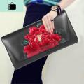 2019新款真皮女包手包手拿包女手抓包宴会包牡丹花彩绘包包中国风NEWLAKE_357