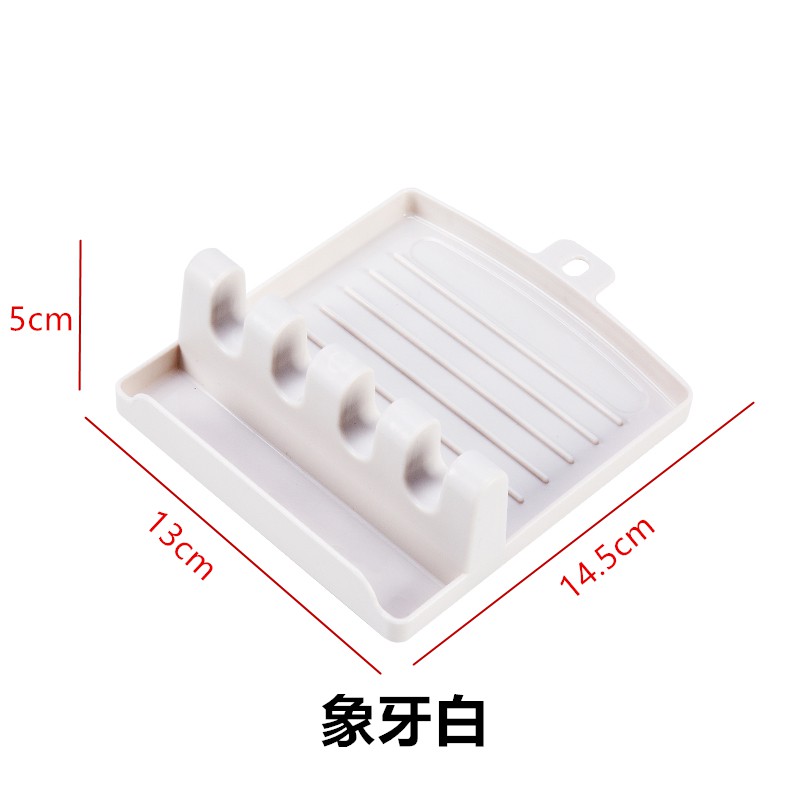 创意锅铲架家用汤勺托筷子垫收纳架多功能立式台面厨房锅盖置物架收纳层架 三维工匠高清大图