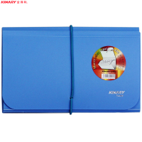 金得利（KINARY)F4403A6大容量票据包糖果色多功能欢乐票据包财务风琴包颜色随机