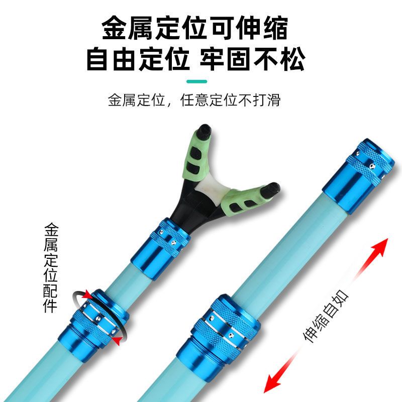 碳素支架钓鱼竿支架超轻超硬炮台带地插两用钓箱钓椅鱼竿架杆后挂 碳素超硬1.7米 无 后挂 无 地插