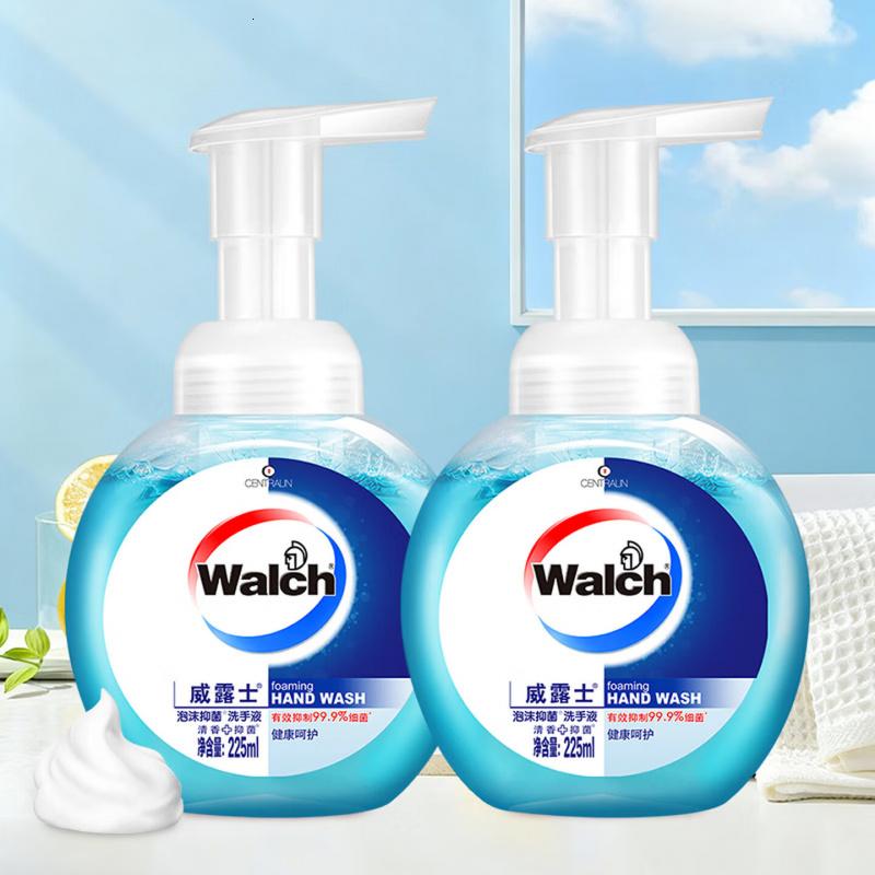 威露士泡沫洗手液健康呵护225ml×2瓶 家用儿童抑菌消毒泡泡 灭甲流感高清大图