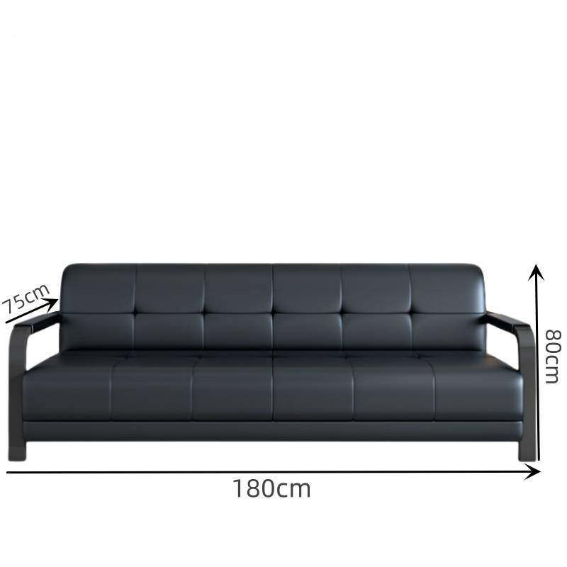鑫睿辉 接待简约沙发 简约黑色 张高清大图