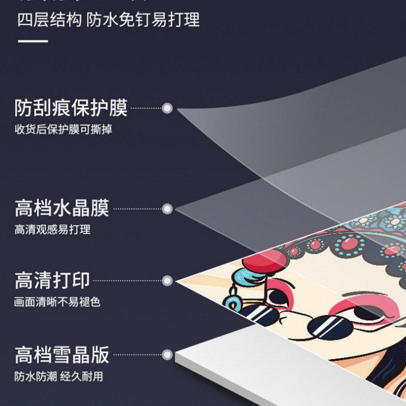 健身房墙面装饰体育运动馆画 11-QT22847健身房[5mm美晶板 经济款] 大高清大图