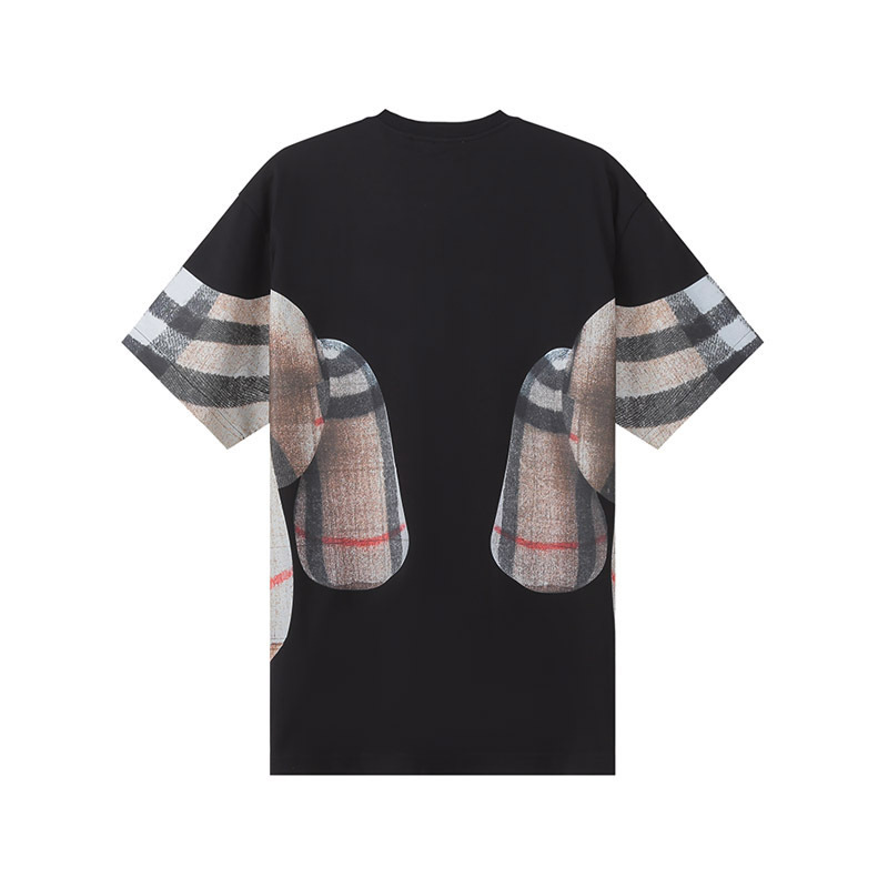 博柏利/巴宝莉 burberry 男款棉质宽松版圆领短袖t恤80495681