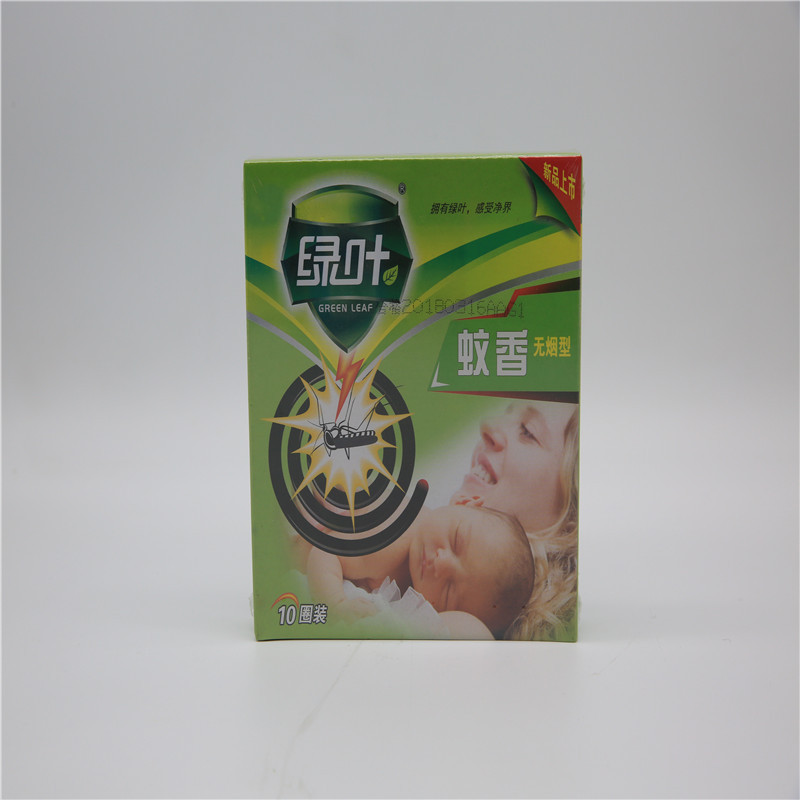 绿叶(GREEN LEAF) 蚊香(无烟) -5双盘 儿童无味型GL5018(单位:盒)