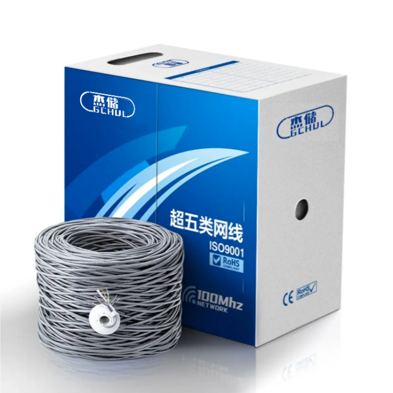杰储(GCHUL) CWD3600MA 超五类非屏蔽低烟无卤网线0.5米/箱 (计价单位:箱) 灰色高清大图
