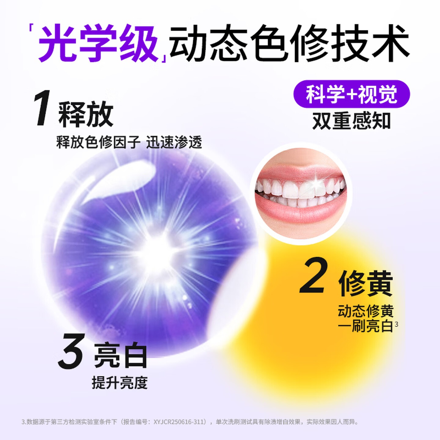 俊小白羟基磷灰石色修美白牙膏成人亮白修黄提亮养白美白牙膏100g高清大图