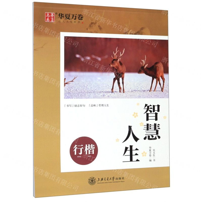 [N]智慧人生(行楷)-9787313220639高清大图