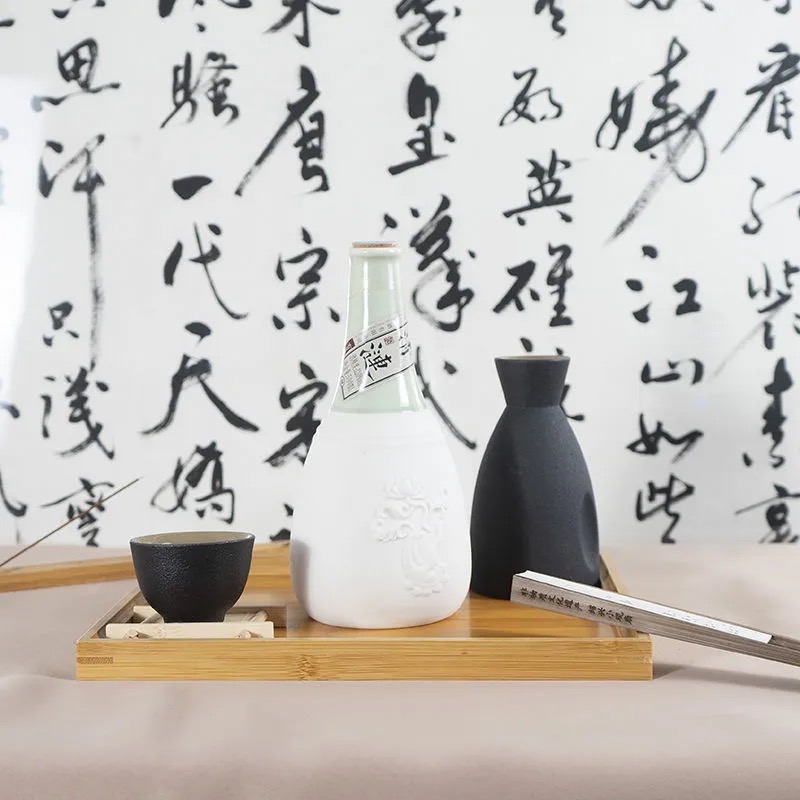 塔牌 绍兴黄酒 清涟有晴 手工酿造 半干型黄酒 500ml 礼盒装 八年手工冬酿(2瓶配1个礼袋)高清大图