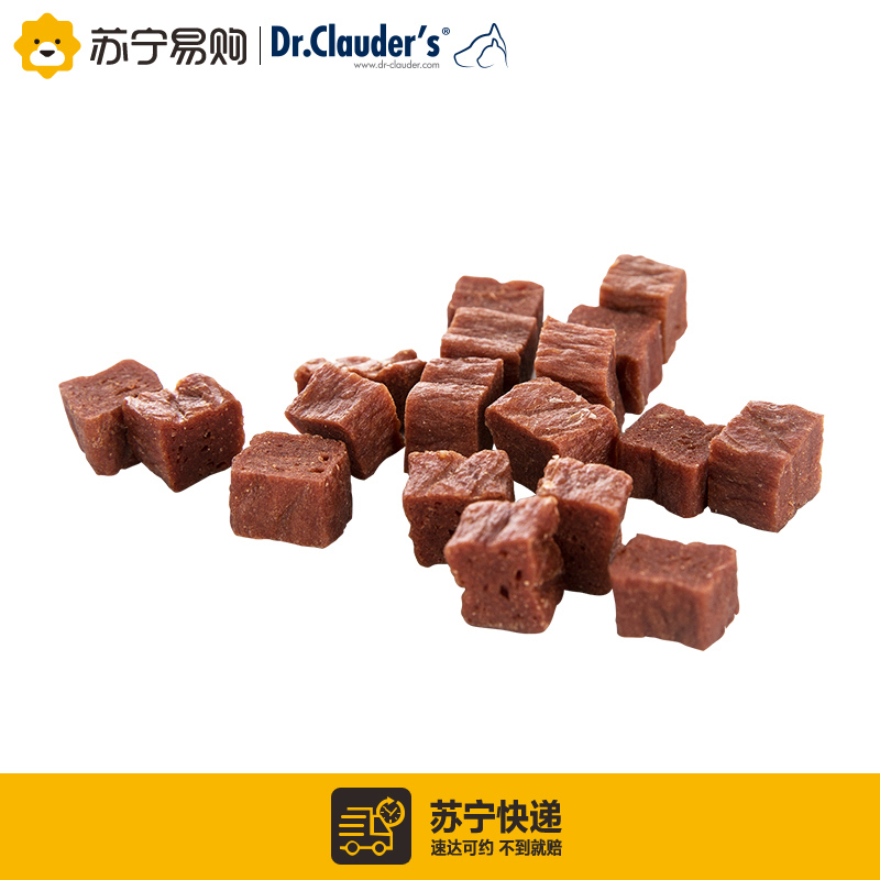 德国克劳德医生(Dr.Clauder’s)狗零食羊肉丁80g 益生元健怡犬肉干奖励零食