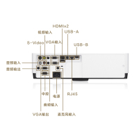 索尼(SONY)VPL-EX575商务办公会议投影机家用高清投影仪(4200流明 1024×768分辨率 双高清接口)