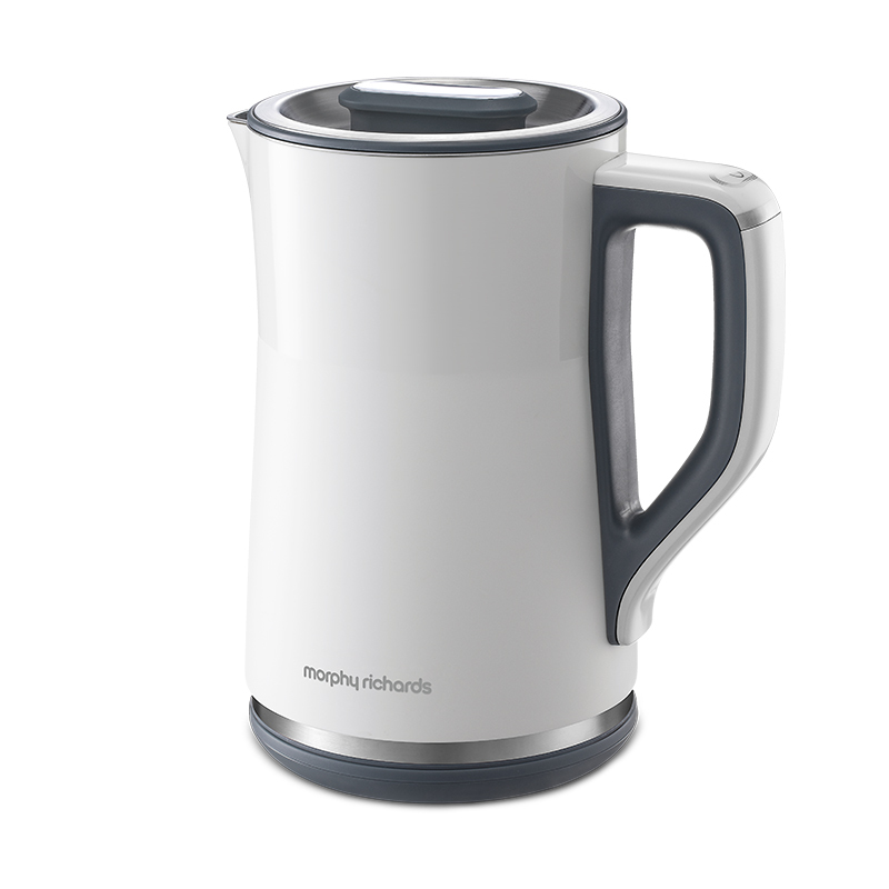 摩飞电热水壶白色mr60704档水温触屏显温快速烧水