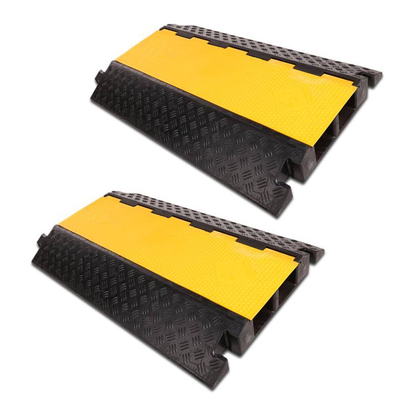 橡胶线户外电缆护线板舞台室内盖线板pvc压线减速带过线小一线槽