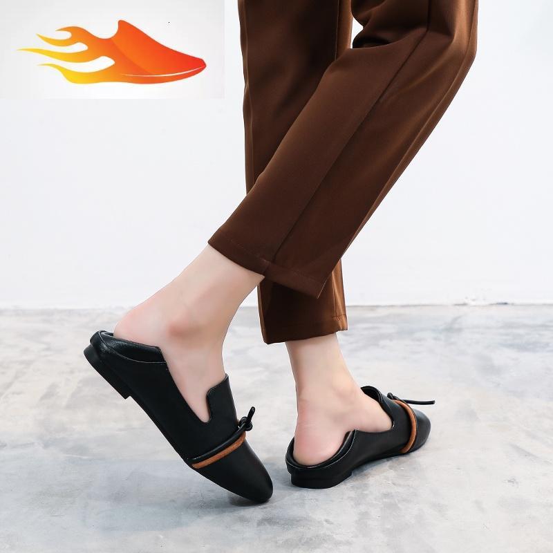 fishbasket豆豆鞋2019春季新款单鞋女平底英伦风学院韩版百搭懒人乐福