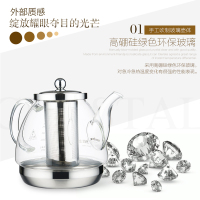 KAMJOVE/金灶 A系列 电磁炉玻璃壶 304不锈钢内胆 过滤烧水壶 大容量花茶壶 烧水煮水壶 电陶炉煮茶壶 茶具