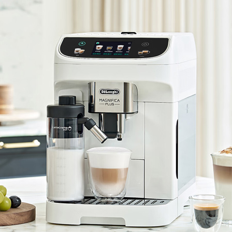 德龙咖啡机E系列全自动触控界面奶泡绵密顺滑E Latte MAX高清大图