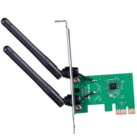 TP-LINK TL-WN881N PCI-E无线网卡台式机电脑内置wifi网络信号接收器 300M双天线单独插口迷你