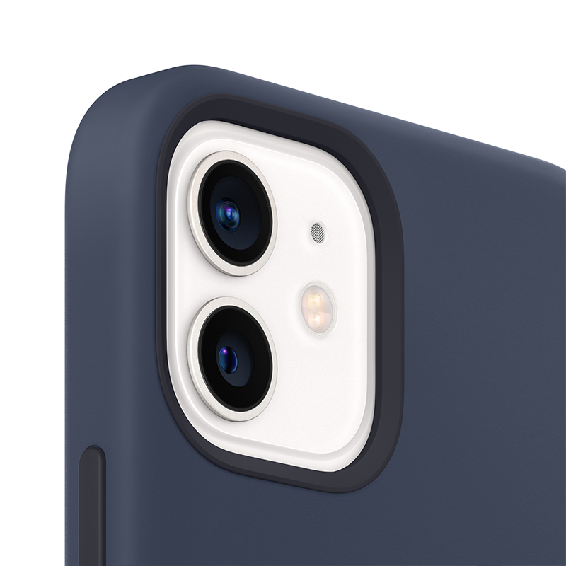 Apple 原装 iPhone 12 mini MagSafe硅胶外壳 深海军蓝 12 mini专用手机壳