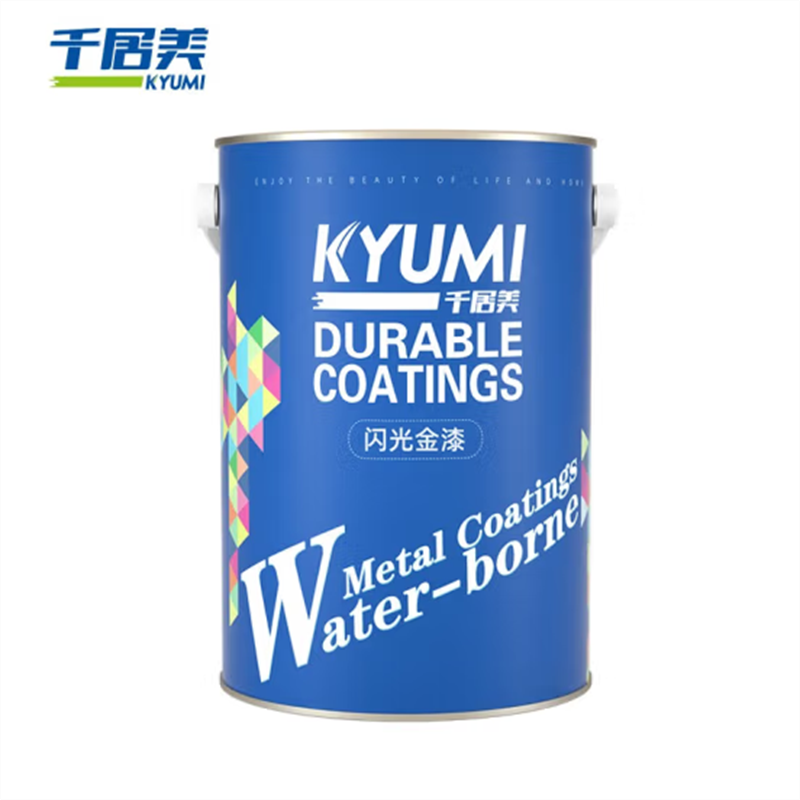 千居美闪光金漆水性金箔漆金粉漆闪光烫金漆佛像石碑描金漆10L