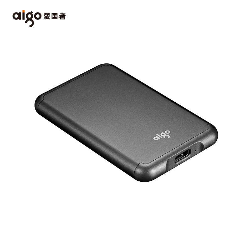 爱国者(aigo)500GB USB 3.1 移动固态(PSSD) S7 金属抗震防摔 高速传输 海量存储