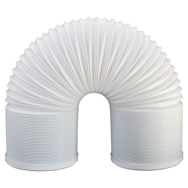 移动空调排风管美的专用配件排气延长管排热管钢丝伸缩软管带卡圈挡板