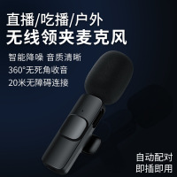 [苏宁宜品]K1无线领夹式麦克风小蜜蜂vlog采访户外直播录音手机单反收音麦