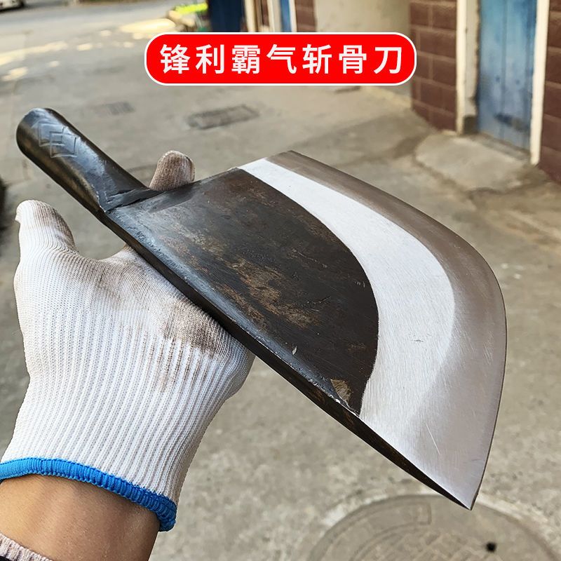 轴承钢锻打斩骨刀加厚重形剁骨刀杀猪专用的砍骨刀牛骨刀商用刀具