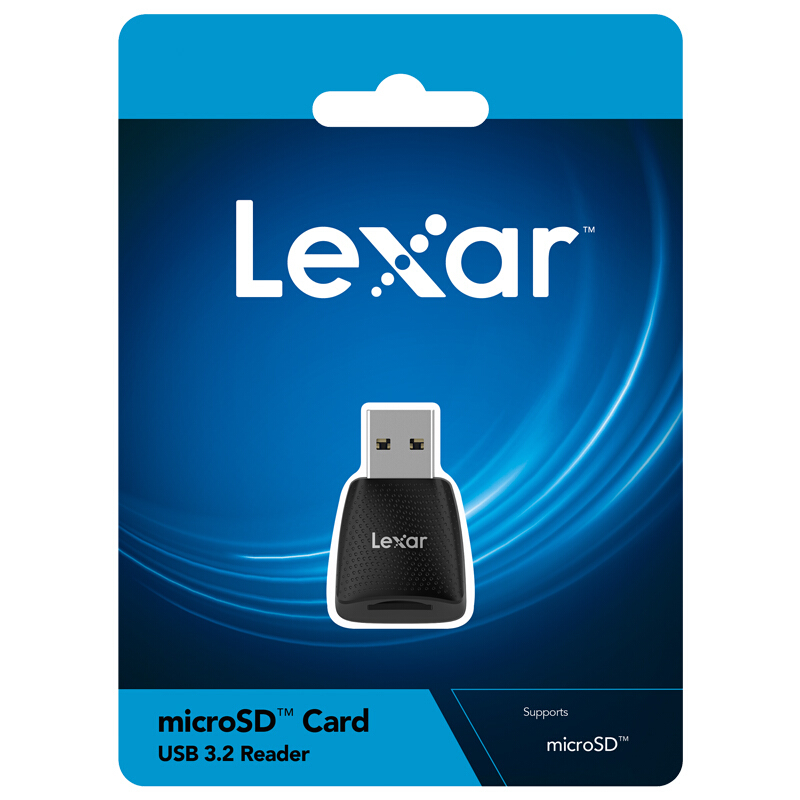 雷克沙(Lexar)TF卡读卡器 micro sd卡USB3.2高速读卡器 兼容USB3.0高清大图