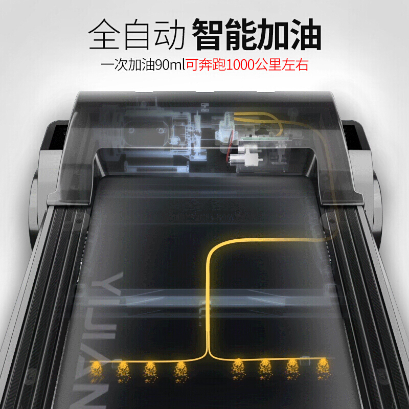[线下同款] 亿健家用跑步机折叠室内健身 多功能跑步机 居家用折叠健身器材跑步机A5