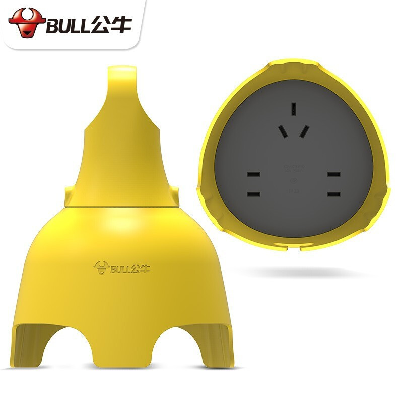 公牛电动车充电延长线插排户外防雨淋防水插座(C3210) 10米(适合1-3楼使用)