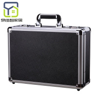 带锁密码收纳盒家用贵重物品保管盒上锁的储物箱小保险收纳箱铁箱子