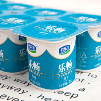 君乐宝酸奶乐畅八连杯原味100gx16杯/32杯装可选益生菌风味发酵乳 君乐宝乐畅八连杯100gx32杯