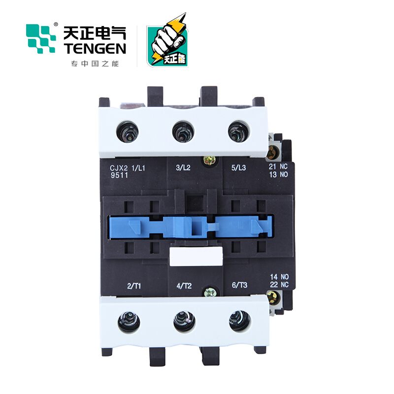 天正电气 CJX2-9511 380V 3NO 1NO+1NC 95A 50Hz 3P 02010070231 交流接触