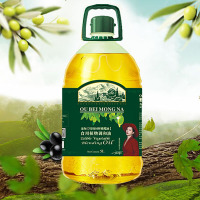 [满78减20]欧贝蒙娜添加10%初榨橄榄油调和油5l食用植物调和油 橄榄油食用油炒菜油 粮油批发 日期新鲜